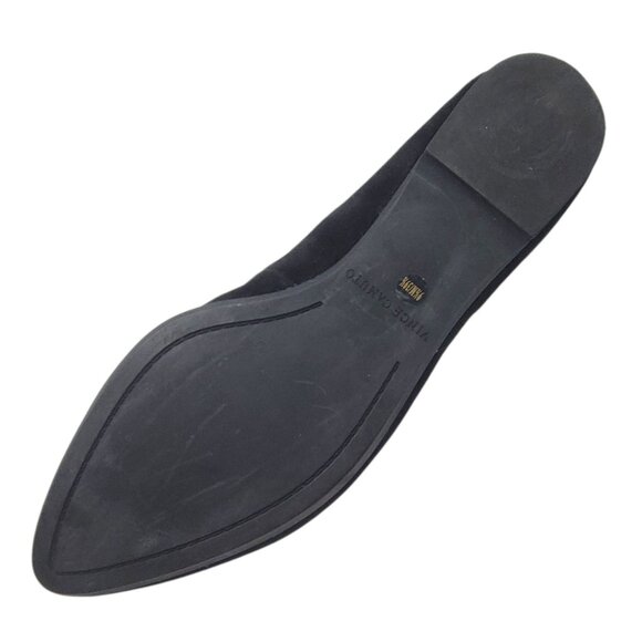 Vince Camuto Black Suede Womens Slip-On Loafers Shoes Size 9.5M VV Ramore - Picture 11 of 14